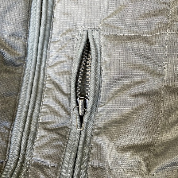 Eddie Bauer 550 Down Yukon Model Hooded Jacket Coat Pockets Gray Women's Medium - Picture 10 of 16